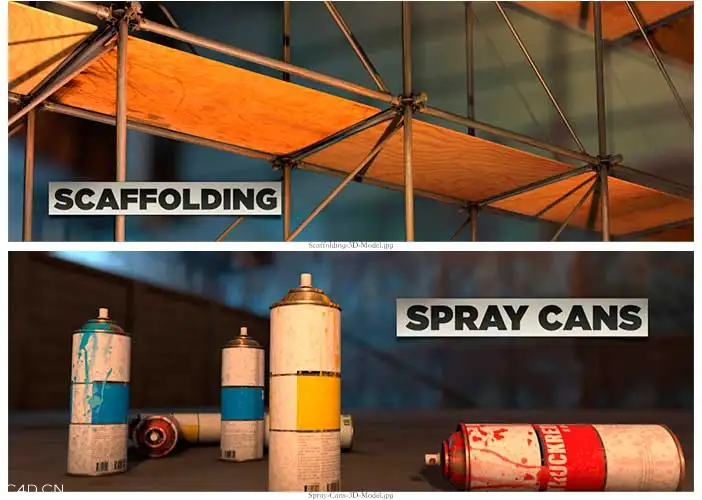 C4D工业素材模型包第二辑 the pixel lab industrial pack 2（lib4d） - C4D之家 - 联系表-012.jpg
