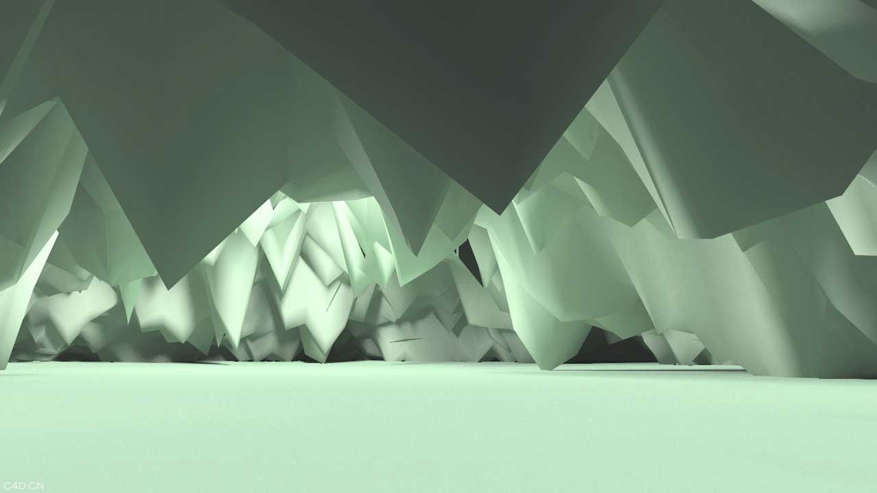 冰洞C4D工程文件
