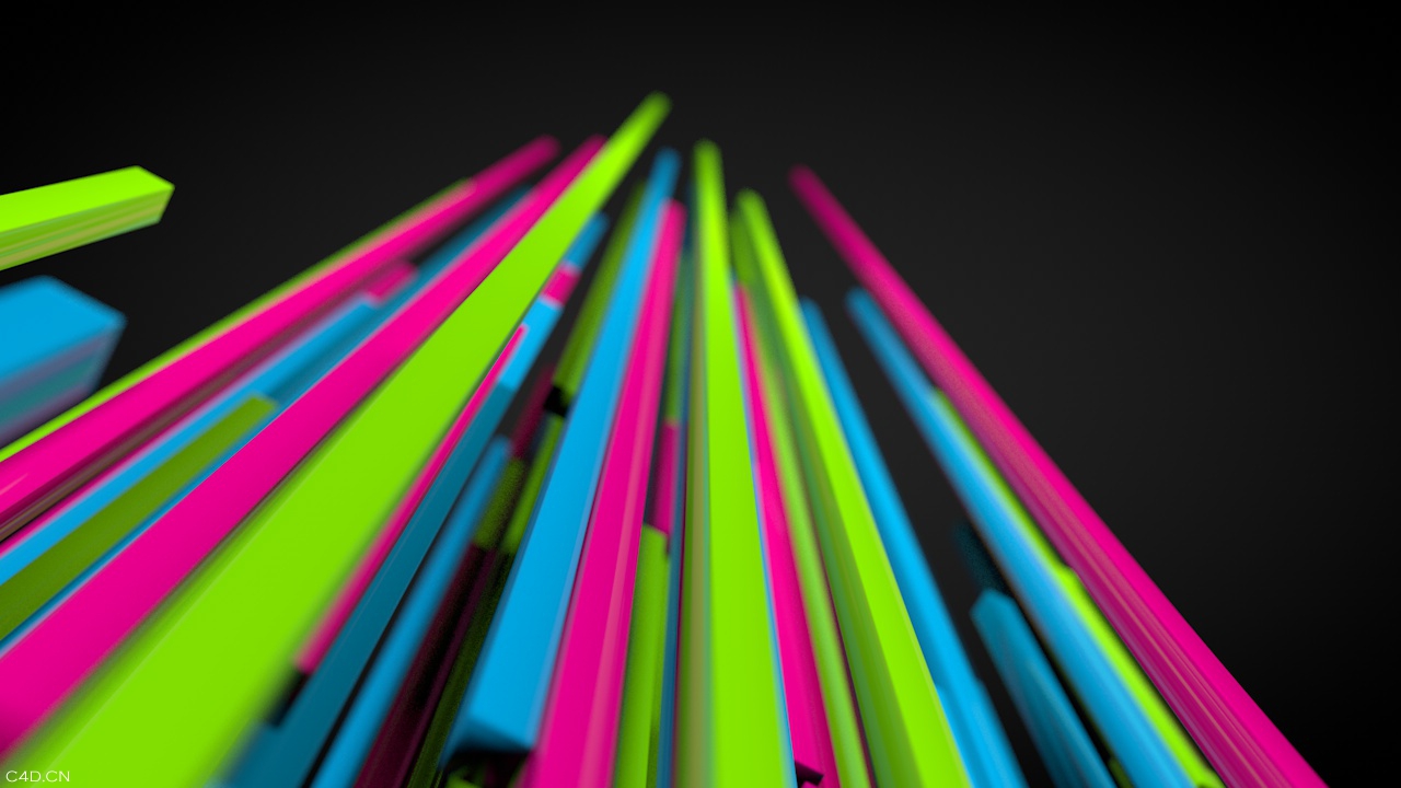 彩条C4D工程文件（静帧/物理渲染）006 - C4D之家 - day006.jpg