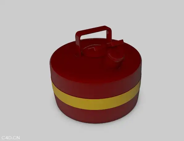 油壶C4D模型 Metal Gas Can