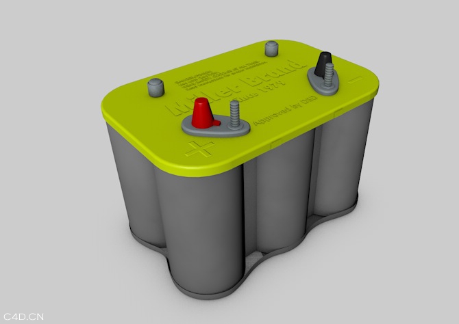 汽车电平/电池3D模型 Car Battery 2