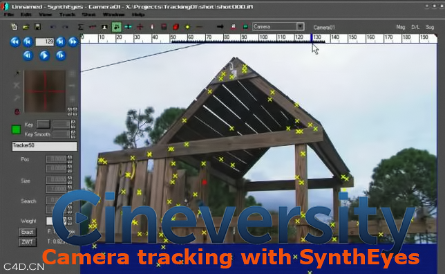 SynthEyes/C4D结合教程 Cineversity Camera tracking with SynthEyes