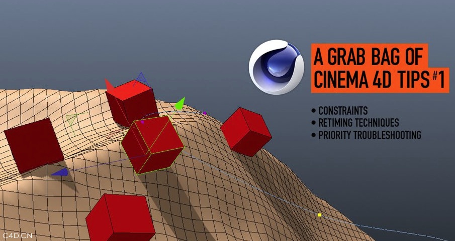 C4D吸附动画 A Grab Bag of C4D Tips 1