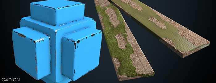 C4D破旧、磨损铁皮材质 Applying Damage & Wear To Models - C4D之家 - tut18.jpg