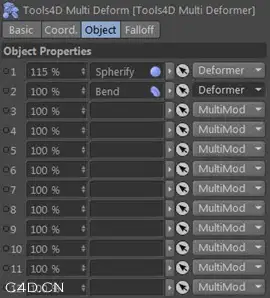 C4D多个变形插件 MULTI-MODIFIER 2 - C4D之家 - multimod2.jpg