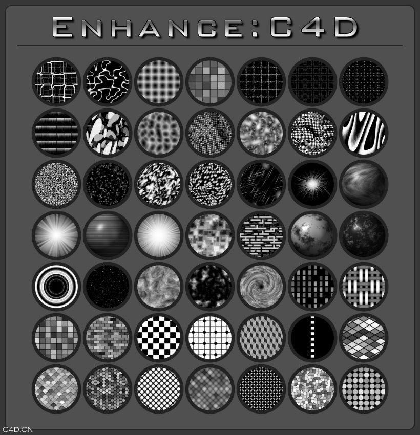 C4D纹理材质插件 Biomekk EnhanceC4D v1.00.027