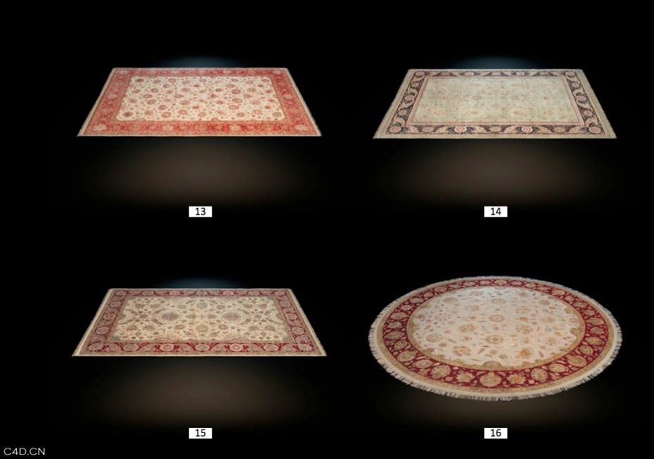 33个地毯3D模型（MAX）HQ Details – Vol.3 Carpets - C4D之家 - cinema4d_ 2014-05-10 下午7.16.22.jpg