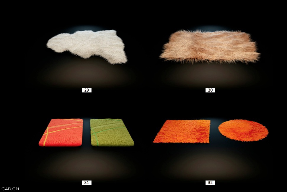 33个地毯3D模型（MAX）HQ Details – Vol.3 Carpets - C4D之家 - cinema4d_ 2014-05-10 下午7.16.33.jpg