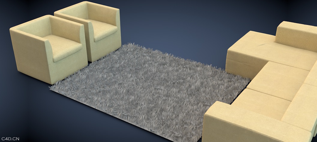 沙发/地毯C4D模型 Sofa or carpet - C4D之家 - cinema4d_ 2014-05-10 下午10.42.33.jpg