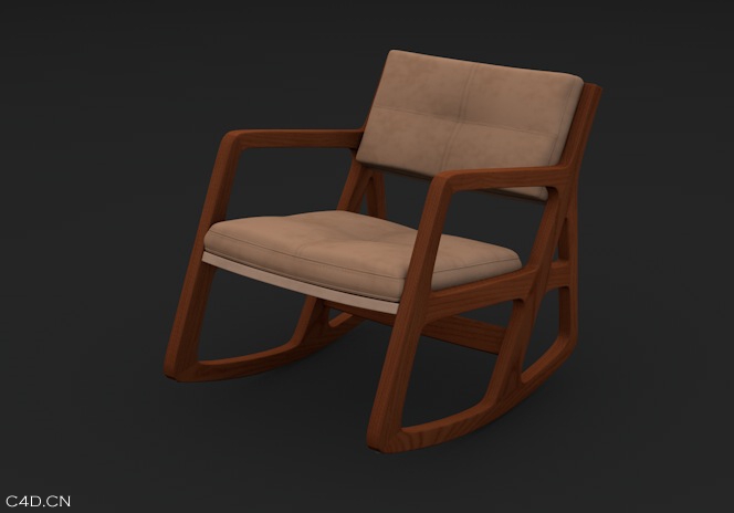 扶手摇椅C4D模型 Armchair 3d model - C4D之家 - cinema4d_ 2014-05-11 上午11.38.42.jpg