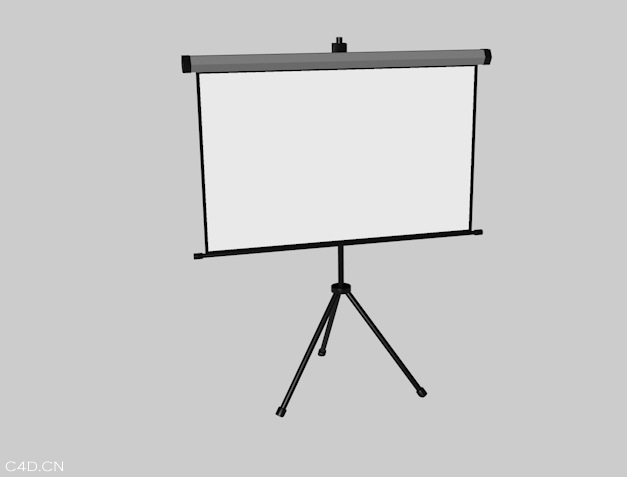 投影仪幕布C4D模型（带动画/可调节）Projector screen - C4D之家 - cinema4d_ 2014-05-11 下午2.02.32.jpg