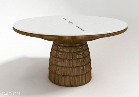 编织生态桌C4D模型 Table 3D model - C4D之家 - table-ftb000.jpg