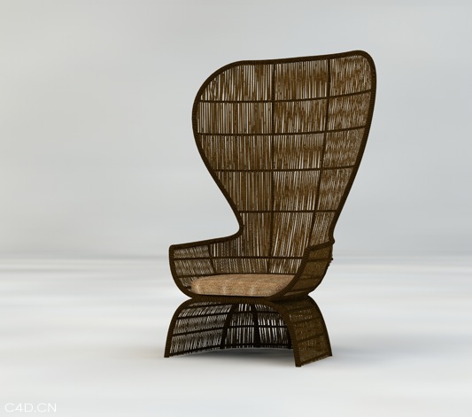 编织生态休闲椅C4D模型 Armchair 3D model - C4D之家 - cinema4d_ 2014-05-11 下午5.03.52.jpg