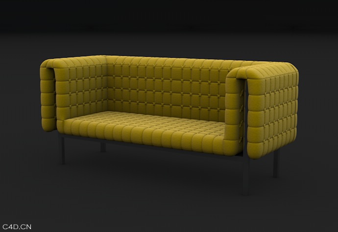 黄色沙发C4D模型 sofa 3d model - C4D之家 - cinema4d_ 2014-05-14 下午1.41.29.jpg