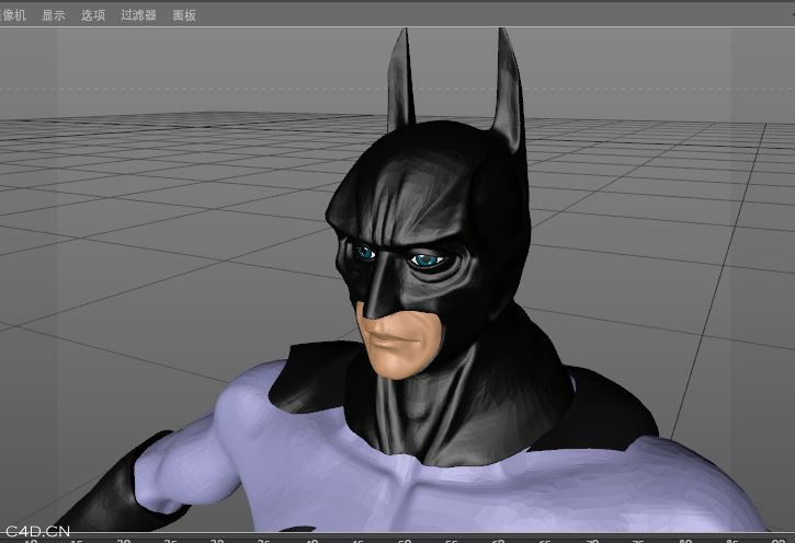 蝙蝠俠 C4D 模型 - C4D之家 - c4d3.JPG