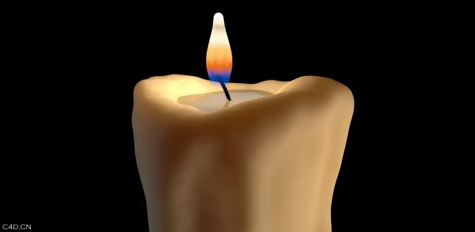 C4D蜡烛动画工程文件