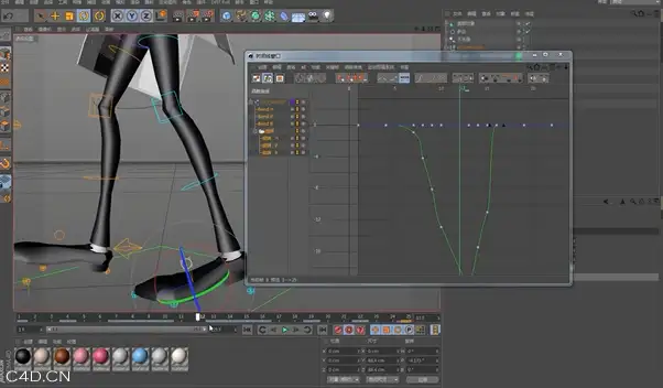 新线中视 free教程 骨骼绑定系列二 循环走 - C4D之家 - QQ截图20140521094220.png