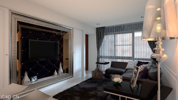 2套完整欧式客厅C4D模型 European style living room 3D model - C4D之家 - IF_Design_B0003.jpg