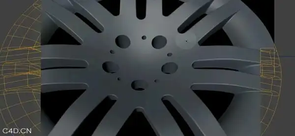 C4D汽车轮毂建模视频教程