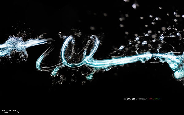C4D水流工程文件（C4D+PS）