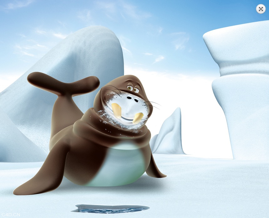 卡通海豹设计