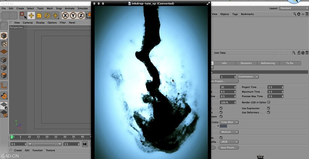 [turbulenceFD] TBFD插件创建水墨效果教程