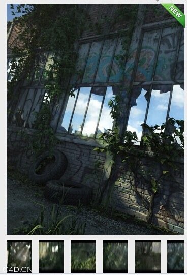 废弃仓库3D模型 3D model warehouse - C4D之家 - cinema4d_ 2014-05-25 下午11.47.51.jpg