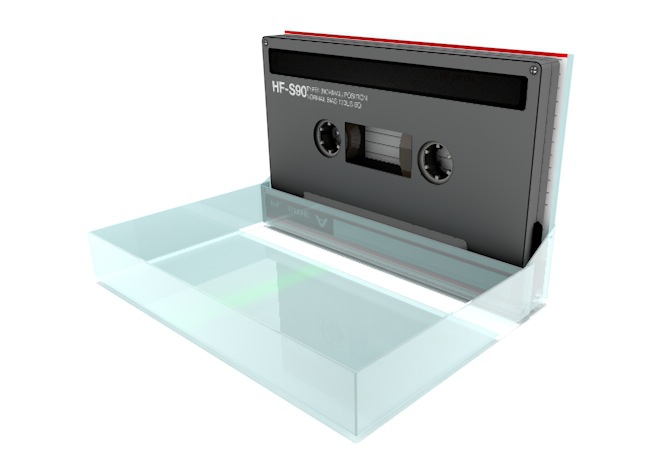 盒装磁带C4D模型 Casette Tape