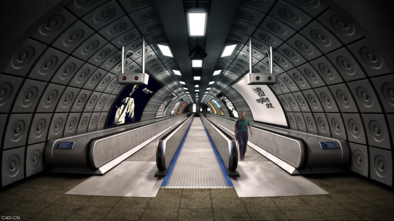 地铁站C4D渲染作品 Subway Station - C4D之家 - subwaystation_fullsize.jpg