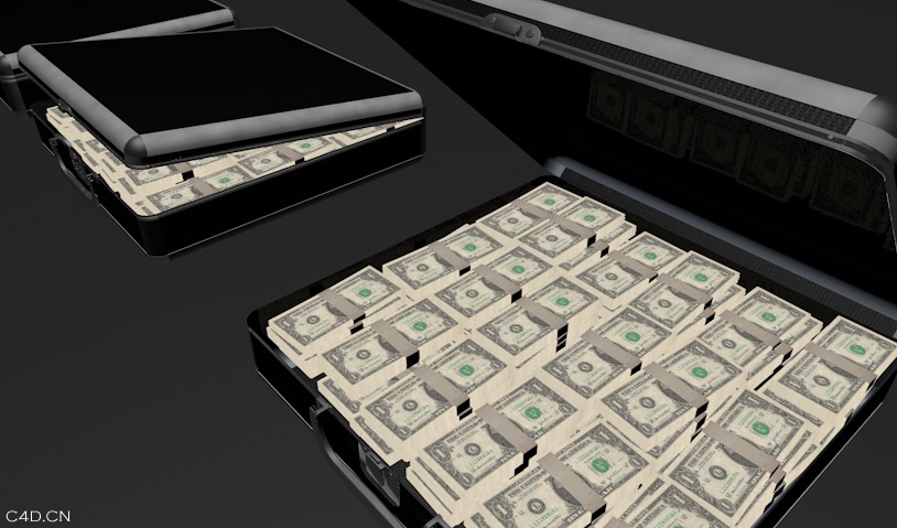 整箱美元/整捆美元C4D模型 Money Briefcase - C4D之家 - cinema4d_ 2014-05-27 下午9.21.41.jpg