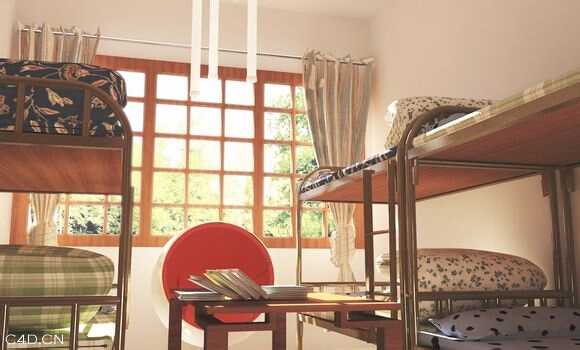学生宿舍C4D模型 Student dormitory - C4D之家 - PZ{50Q1TIG6MDTVG@W`M%_F.jpg