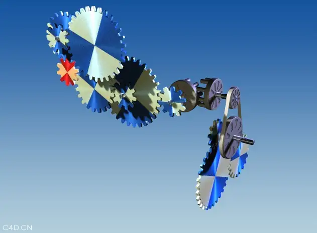 C4D齿轮运动插件 GearBuilder win/mac(兼容R15)
