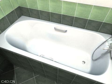 浴缸C4D模型 Bath 3D Model - C4D之家 - bath-3d-model.jpg