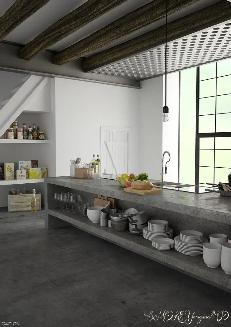 厨房C4D渲染作品 - C4D之家 - kitchen_project_by_smokeyoriginalhd-d7hqgp5.jpg