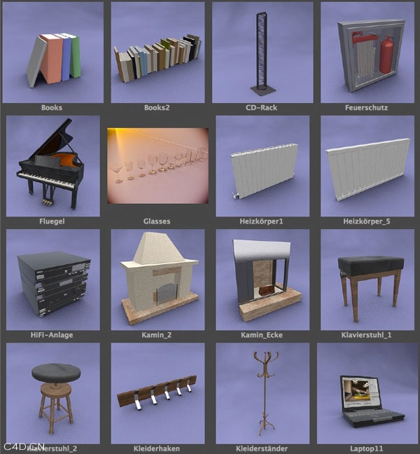 C4D室内模型大合集（lib4d预设） - C4D之家 - cinema4d_-2014-06-09-下午6.10.59.jpg
