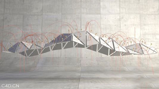 C4D钢铁质感三角形制作教程 Recreating the Triangles Scene