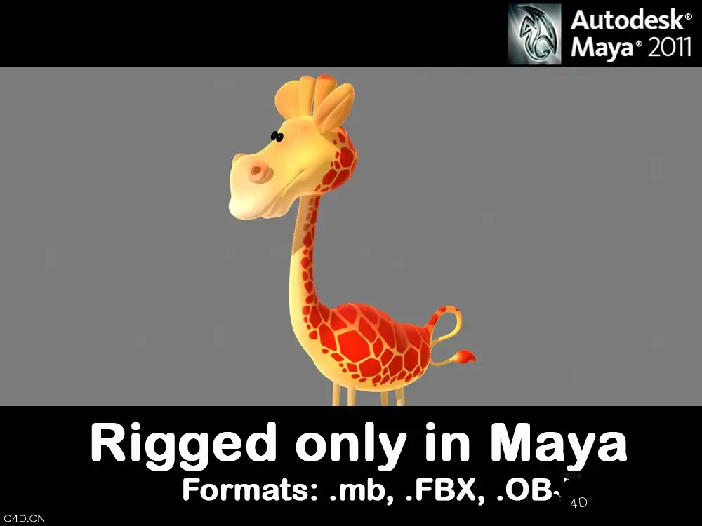 26种卡通动物3D模型合集 rigged only in maya（MB/OBJ/FBX） - C4D之家 - 215143rak9q2rpc6a3r264.jpg