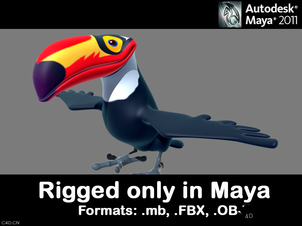 26种卡通动物3D模型合集 rigged only in maya（MB/OBJ/FBX） - C4D之家 - 215150opfgbnt6zfuc8il8.jpg