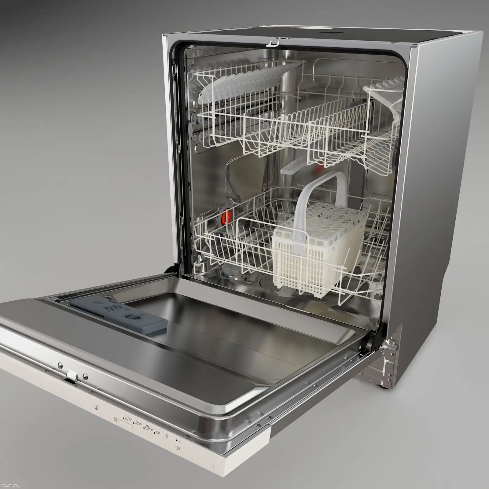 134个厨房设施C4D模型合集（吸油烟机、烤箱、冰箱、橱柜） - C4D之家 - dishwasher_lagan_prv2.jpg