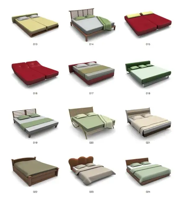 115个床C4D模型合集（单人床、双人床、婴儿床） - C4D之家 - cinema4d_ 2014-06-16 上午12.21.29.jpg