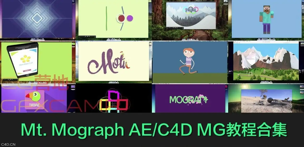 Mt. Mograph C4D+AE 11G教程合集