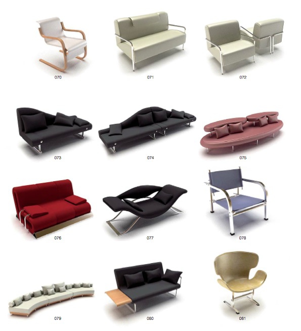 116个时尚椅子、沙发C4D模型合集（休闲椅、办公椅、时尚沙发） - C4D之家 - cinema4d_ 2014-06-17 下午5.33.17.jpg