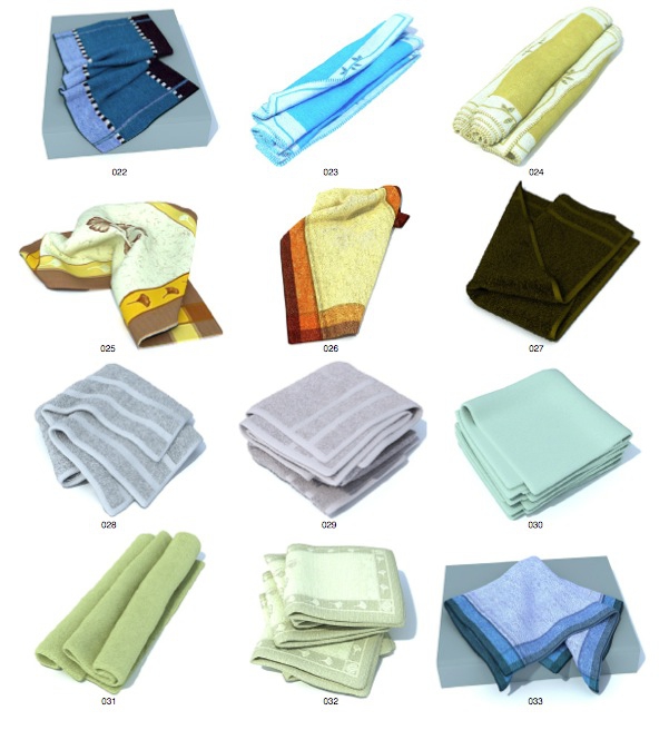 78个毛巾、衣服C4D模型合集（毛巾、毛毯、垫子、窗帘、T恤、裙子） - C4D之家 - cinema4d_ 2014-06-17 下午6.29.52.jpg