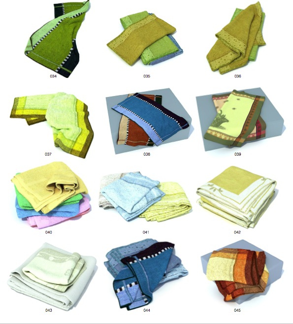 78个毛巾、衣服C4D模型合集（毛巾、毛毯、垫子、窗帘、T恤、裙子） - C4D之家 - cinema4d_ 2014-06-17 下午6.29.54.jpg