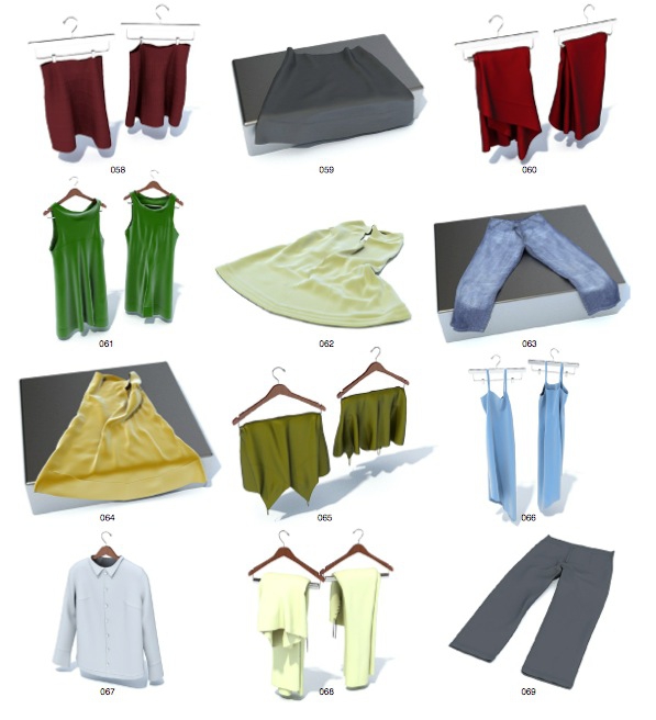 78个毛巾、衣服C4D模型合集（毛巾、毛毯、垫子、窗帘、T恤、裙子） - C4D之家 - cinema4d_ 2014-06-17 下午6.30.02.jpg