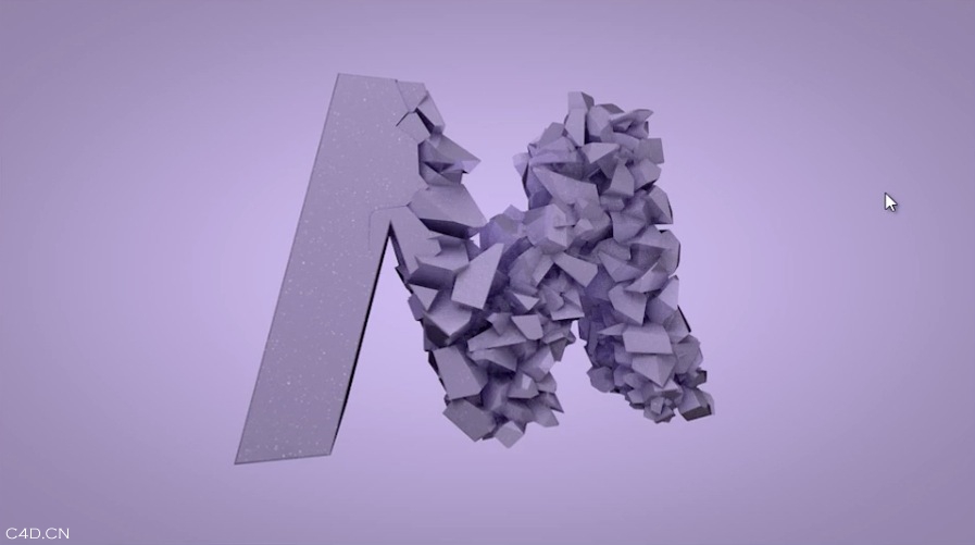 Cinema 4D中随机效应和Xplode插件 创建文本对象不规则断裂的混乱效果教程 - C4D之家 - cinema4d_ 2014-06-20 下午8.03.25.jpg