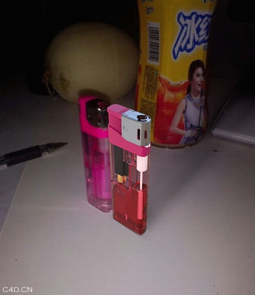 打火机C4D模型 lighter 3d model
