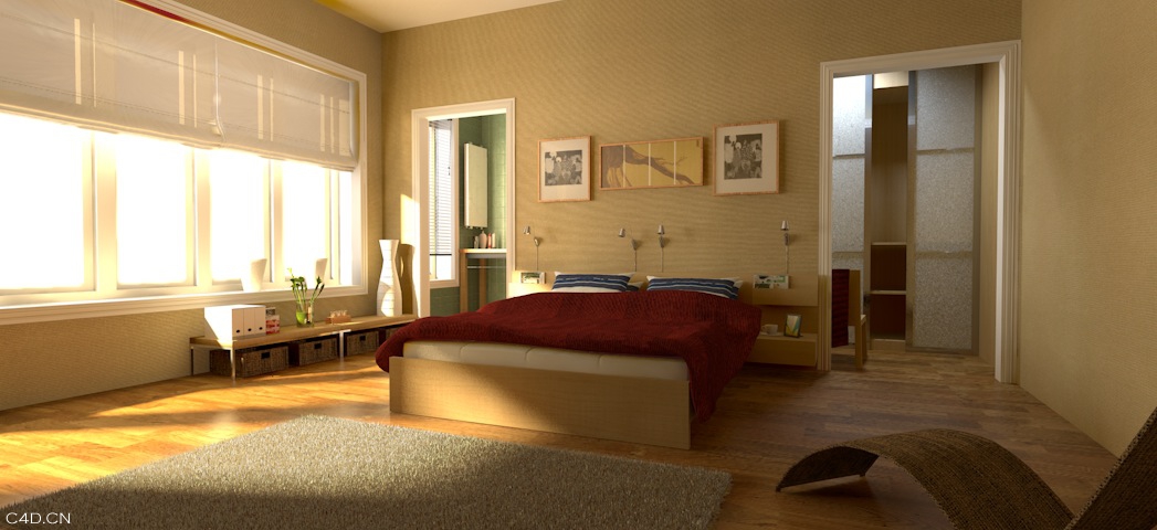 卧室C4D模型 bedroom 3d model - C4D之家 - cinema4d_ 2014-07-02 上午12.20.35.jpg