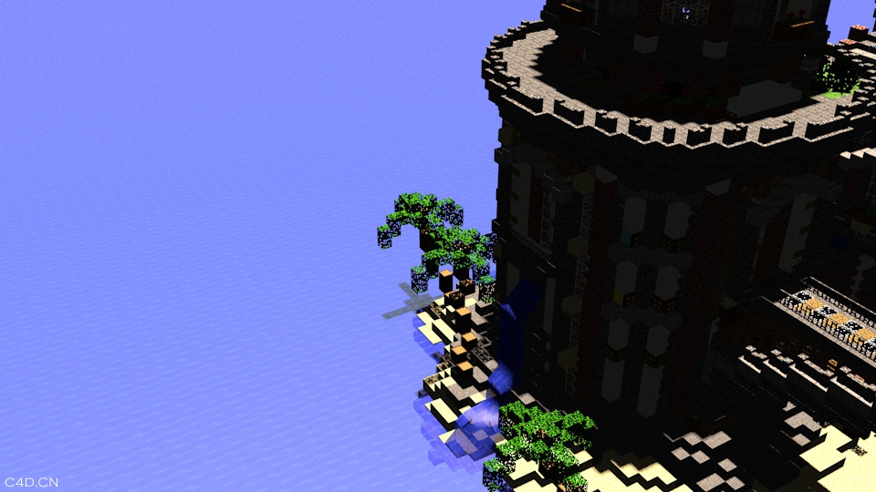 minecraft城堡 - C4D之家 - 2.jpg