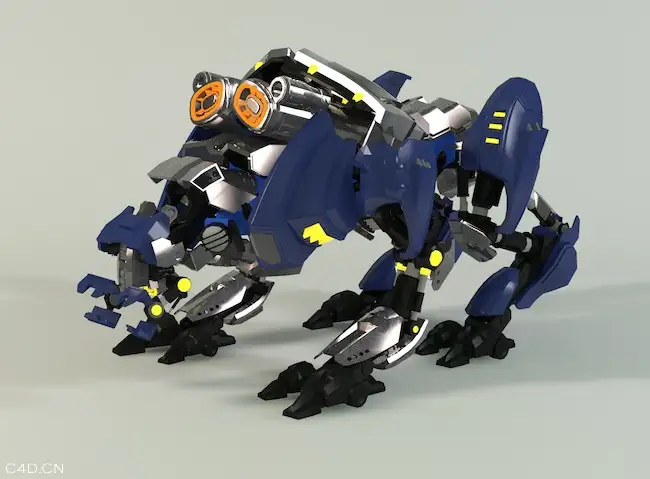 C4D机甲模型 zoid - C4D之家 - cinema4d_ 2014-07-16 下午4.56.56.jpg